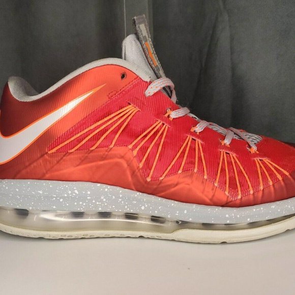Nike LeBron Air Max X 10 Low Basketball Shoes Univ - Picture 5 of 9